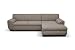 Produktbild DOMO. collection Ecksofa Nika, Sofa mit Schlaffunktion in L-Form, Eckgarnitur, moderne Polsterecke, Eckcouch, Schlafsofa, 277 x 156 x 78 cm (BxTxH), braun