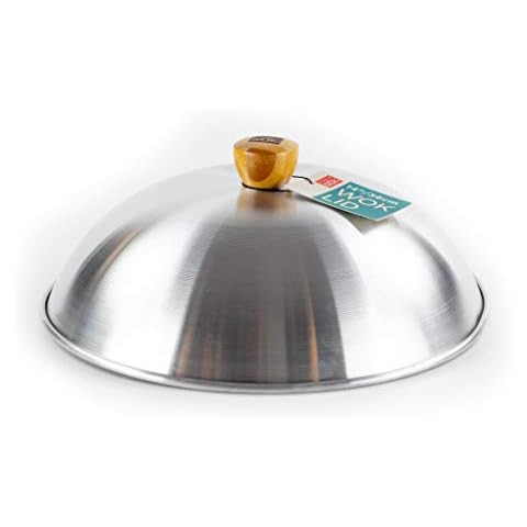 School of Wok - Wok Lid to Sit Inside 14"/36cm Wok, Poach or Steam Cover