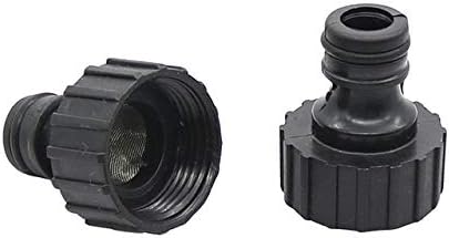 Garden Hose Connection Accessories Garden Tap Connector 3/4" Plastic Hose Garden Accessories Water Garden Equipment Tap Adapter Irrigation Faucet Joint 50 Pcs