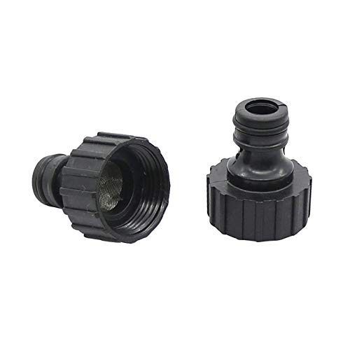 Accessori di giunzione per tubi flessibili Giardino presa rubinetto 3/4" di plastica Tubo flessibile di giardino Accessori Water Garden Equipment Tap adattatore irrigazione rubinetto comune 50 Pz