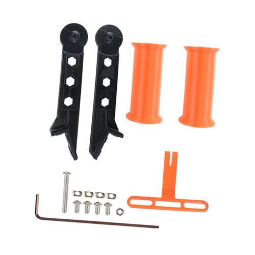 OKUMEYR 1set Printer Spool Holder Double Rack for Bear Petg Material Smooth Support Easy Installation Practical Design f