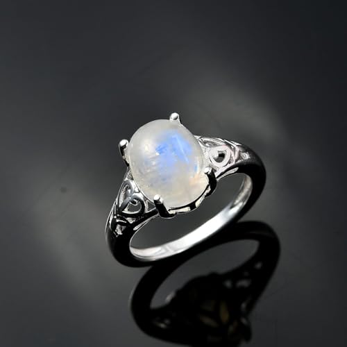 shop lc rainbow moonstone ring 925 sterling silver wedding women birthday gifts for women