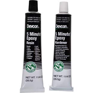 Devcon 14210 5 Minute® Rapid-Curing Epoxy Light Amber. 2.5 oz