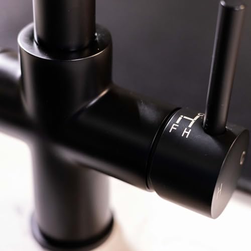 Flode Vier 4-in-1 Boiling Water Tap Complete Kit - Tank & Filter | Instant Hot Filtered Cold Mains Water & Cold | Comprehensive Set with 2.4L Boiler Unit & Filter | Instant Hot 4-in-1 Tap (Matt Black) - Image 5