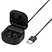 Charging Case Compatible with Samsung Galaxy Buds FE SM-R400 Wireless Charger Case Box Cradle Replacement Compatible with Galaxy Buds FE Wireless Bluetooth Earbuds Charger with USB-C Cable(Black)