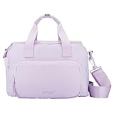 Bentgo Insulated Lunch Bag – Extra-Large Capacity Adult Lunch Bag with Shoulder Strap and External Storage Compartment, Durable, Lightweight, Ideal for Work, School, & Meals On the Go (Lavender)