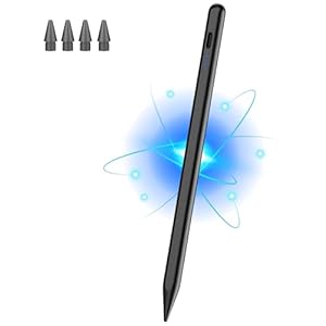 Active Stylus Pen for iPad(2018-2023), iPad Pencil 9th Generation with Palm Rejection, Magnetic, iPad Stylus Pen Compatible with Apple iPad Pro 11/12.9 inch, iPad Mini 5/6/Air3/4/5, iPad 6/7/8/9/10