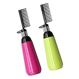 BELLIFFY 2Pcs Hair Dye Bottles with Comb Applicator Hair Coloring Tools for Home Use for Root Touch Up and Beauty Treatments Easy to Operate and Convenient Design