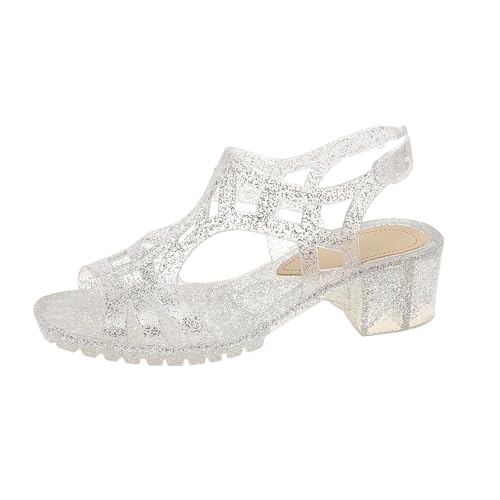 Sandales en gelée tendance et respirantes avec bride de cheville pour femmes