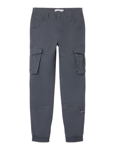 Name IT NKMRYAN Cargo R TWI Pant 2222-BA Noos, Pantaloni Cargo Bambino, Lava Smoke,
