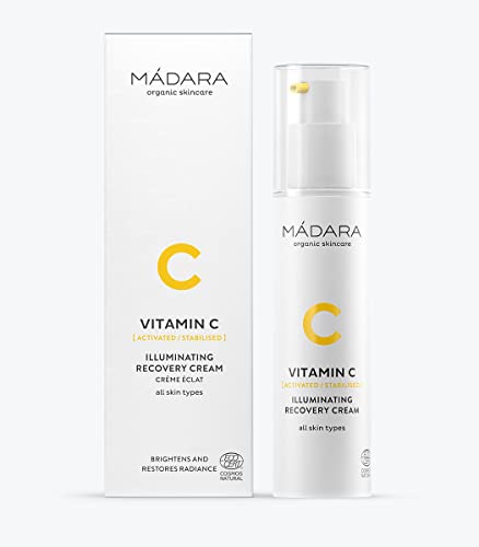 Madara Organic Skincare | Vitamin C Illuminating Recovery Cream – 50 ml, Vitamin C moisturiser...