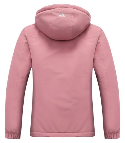 Image of MOERDENG Women's Ski Jacket Waterproof Winter Coat Hooded Snowboarding Jacket Warm Winter Jacket