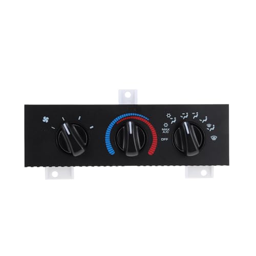 INFINAUTO No.55055459AA Climate Control Module for Dodge for Ram 1998-2003 Heater A/C Climate Control Panel Black