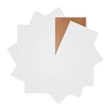 JANDJPACKAGING White Heat Transfer Vinyl Bundle 12 Pack of 12 x10 - Iron On T Shirts - White HTV Vinyl Sheets for Silhouette Cameo or Cricut, Teflon Sheet Included