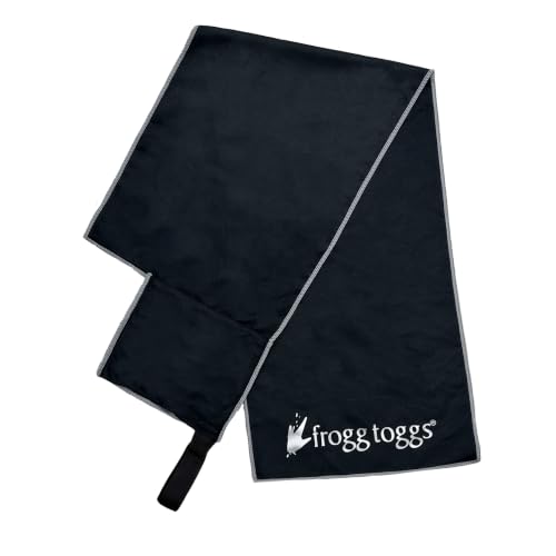 FROGG TOGGS Chilly Pro Magnetic Cooling Sport Towel, Black