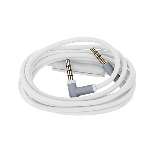 LEXIANG Reemplazo de Cable de Audio con micrófono en línea y Control para Beats de Dr Dre Solo, Auriculares Studio Pro Detox