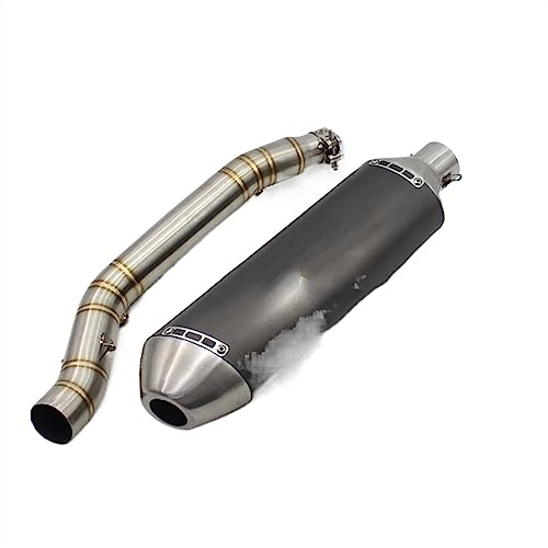 Silencieux d'échappement pour Suzuki DRZ400 DRZ400S DRZ400SM et DRZ400E avec tube de liaison intermédiaire