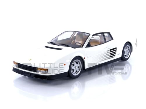 Modelo a escala 1:18 Coche Miniatura Coleccionable Blanco miniatura 2