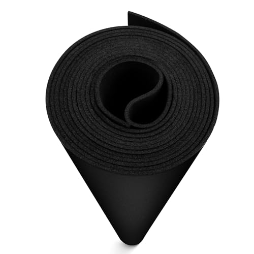Image of MEARCOOH EVA Foam Cosplay Black 1mm Thick (1mm to 20mm) Large 35.5 inch x 59 inch Sheet Premium High Density 86 kg /m3 for Cosplay, Crafts Projects
