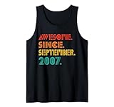 Photo Gallery awesome since september 2007 men women birthday vintage 2007 canotta Photo Gallery awesome since september 2007 men women birthday vintage 2007 canotta