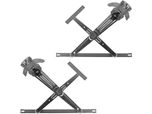 Marketplace Auto Parts Front Manual Window Regulator Assembly - Set of 2 - Compatible with 1986-1995 Suzuki Samurai