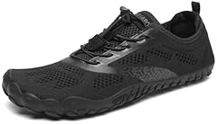 SAGUARO Scarpe Barefoot Minimaliste Uomo Donna Traspiranti Scarpe da Scogli Comode Leggere Scarpette Multisport per Trekking Trail Running Sport Acquatici Palestra, Nero, 41 EU