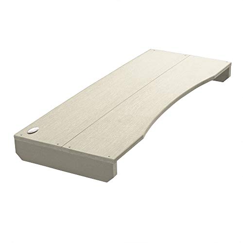 highwood AD-LAPT1-WAE Adirondack Laptop/Reading Table, 12L x 30.5W x 3H in, Whitewash