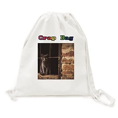 Sac à dos en toile chat mignon : bagage cabine léger pour voyage et loisirs
