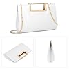 EVEOUT PU Leder Clutch Tasche mit Abnehmbarer Kette Elegante Damen Abendtasche für Hochzeiten,Partys,Abendessen & Alltag #2