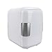 Frigorifero Portatile Piccolo 4L Mini Frigorifero per Auto 12V/220V 50W Frigorifero Portatile Congelatore Raffreddamento Riscaldamento Frigo Box Lattine Raffreddatore di Birra Compressore con Linea (