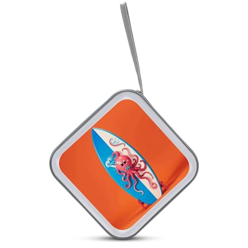 Étui CD/DVD 40 compartiments pieuvre moderne en plastique pour voyage - 3