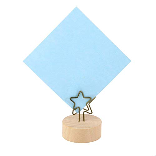 Memo Clip in legno per appunti, supporto per memo