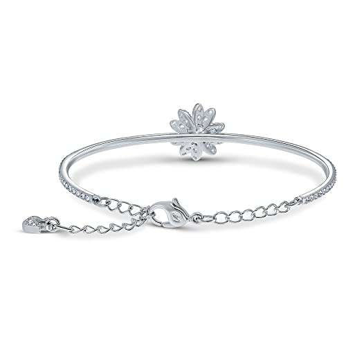 Eternal Flower Bangle, Yellow, Mixed Metal Finish #TOP2