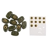 Description : wueiooskj Têtes Skulpin en cuivre avec Yeux 3D Jaunes, idéales pour Lester Les Streamers et améliorer Les Prises. Ces têtes sont montées après la Finition de la Mouche.