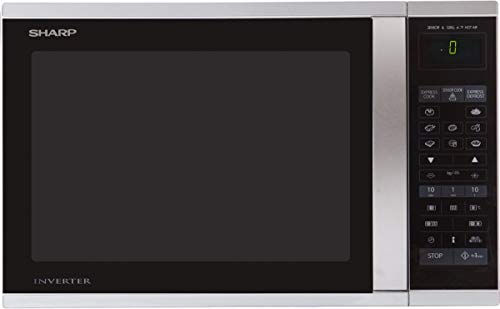 Sharp R-971INW forno a microonde, 1050 W, 40 L, Argento