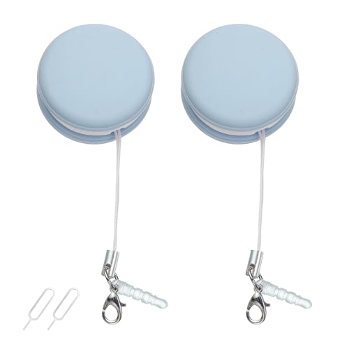 Lingettes nettoyantes écran téléphone et tablettes tactiles anti-empreintes bleues x2