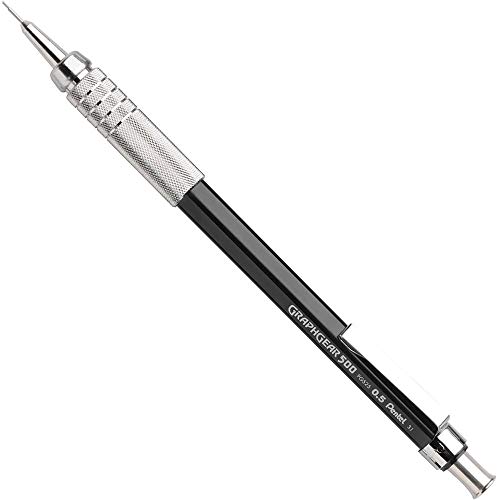 Pentel graphgear 500 mechanical drafting pencil, (0. 5mm), fine line,...