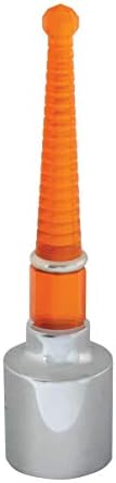 GG Grand General 94090 Stainless Steel Cap and Amber Plastic Pyramid for 1 Inch Bumper Guide image 2