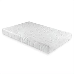 Colchón Latex Articulado Dreaming Kamahaus Colchón Funda Aloe Vera Látex 20cm, Altura 20 cm, Blanco, 90 x 190