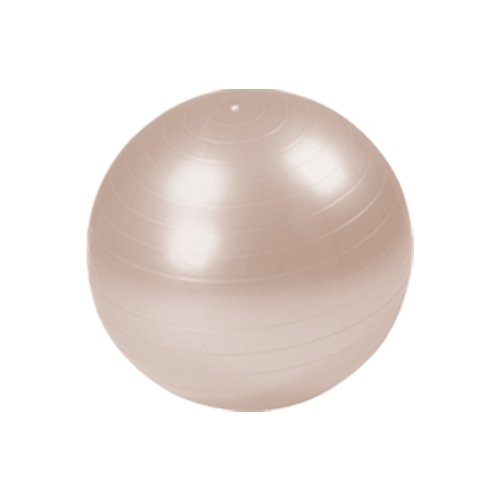 Ballon de gym 55cm champagne gold avec pompe pour yoga et fitness