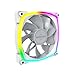 Montech RX 120 ARGB Reversed Fan 1600PWM, High-End Durability, Silent Performance, and Stunning ARGB Design (120mm, White)