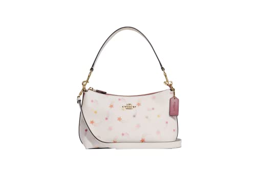 Coach Clara Shoulder Bag In Signature Canvas And Crossgrain Leather (Im/Chalk Multi) #TOP20