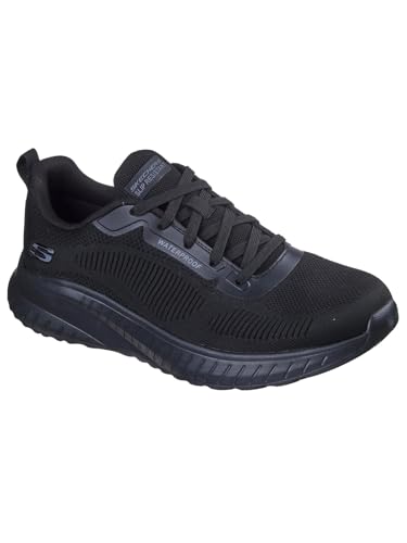Skechers Squad Chaos SR Parley - Scarpe mediche da Uomo, Tessuto Sintetico Nero, 42 EU