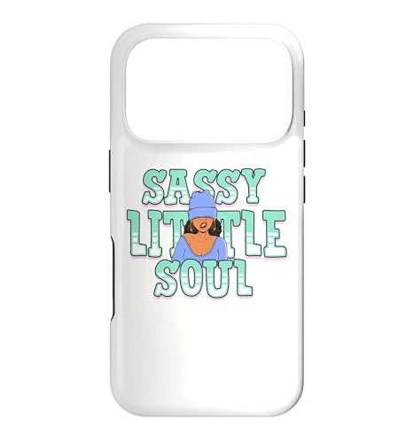 Funny Black Women Sassy Little Soul �L���[�g �����j�� ���̎q �}�W�b�N �X�}�z�P�[�X iPhone 17 Pro �p