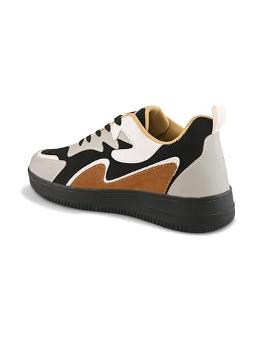 Image of Centrino Men's Sneakers | Cushioned Insole Comfortable Shoes | Trendy & Stylish Modern Sneakers | Durable Lightweight Sole Casual Walking Footwear (8182)