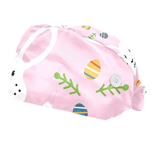 Casquette pour Hommes Femmes Anti-Transpiration - 2 Couvre-Chefs de Travail Lapin