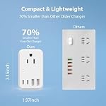 220V to 110V Converter VoltageConverter US to Europe VoltageConverter for Hair Dryer with 2 USB Aand 2 USB C, European Travel AdapterPower Converter Adapter Combo fromUS to Italy Spain UK AU