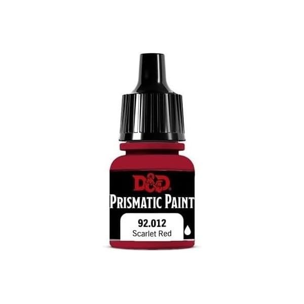 Peinture rouge écarlate Wizkids Prismatic 92.012 pour figurine Donjons et Dragons