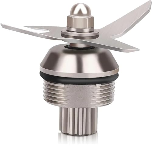 ZBOUMRTG Cuchilla húmeda Compatible con Vitamix Serie 5200, Repuesto de Acero Inoxidable for frascos de 32 oz y 64 oz.
