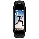 Drumstone (𝗦𝗽𝗲𝗰𝗶𝗮𝗹 𝟱 𝗬𝗲𝗮𝗿𝘀 𝗪𝗮𝗿𝗿𝗮𝗻𝘁𝘆 M8 Band Bracelet/Fitband – Heart Rate Monitor Sensor, OLED Bluetooth Wristband, Sports Health Activity Tracker Watch for Men and Women